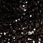 Black One-Shoulder Sequin Dress